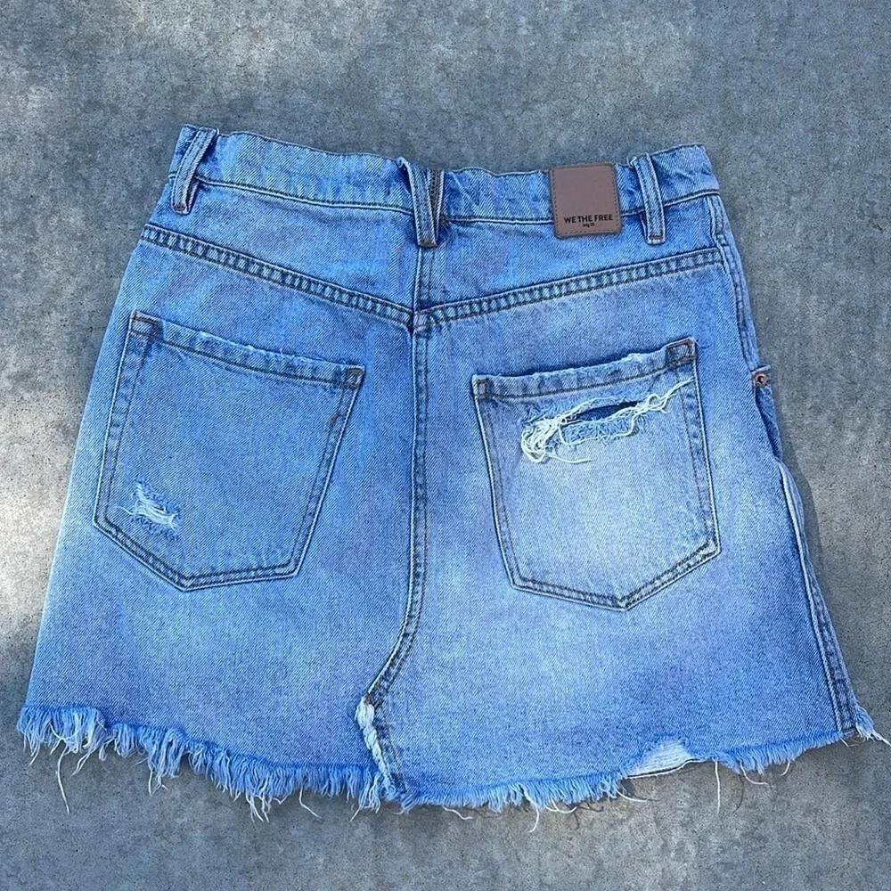 We the Free Free People Y2K Denim Mini Skirt Size 28